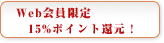 Web�������@15%�|�C���g�Ҍ��I